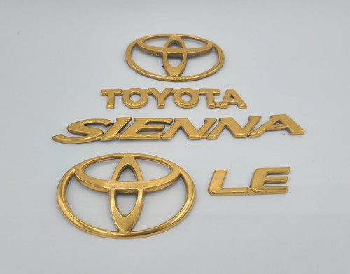 1998 2003 toyota sienna - toyota, gold