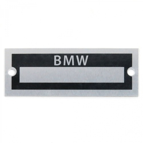 Blank data vin plate bmw - blank,