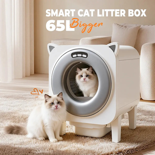 Self cleaning litter box - self, for