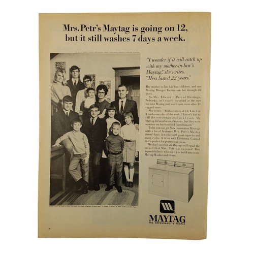 1969 maytag vintage print - 1969,
