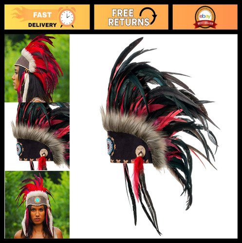 Feather headdress native - feather, |