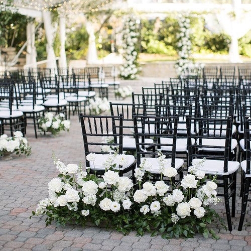 20pcs black chiavari chairs - 20pcs,