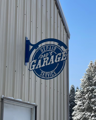 Personalized garage metal - personalized,