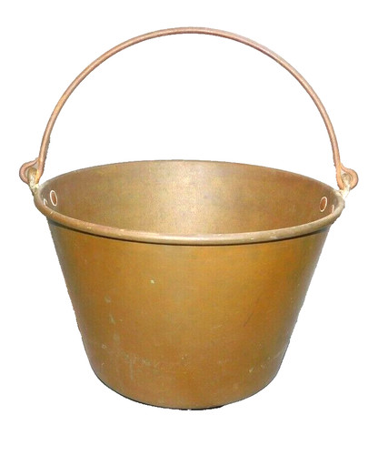 Antique brass apple butter - antique,
