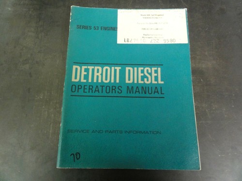 Detroit diesel series - diesel,