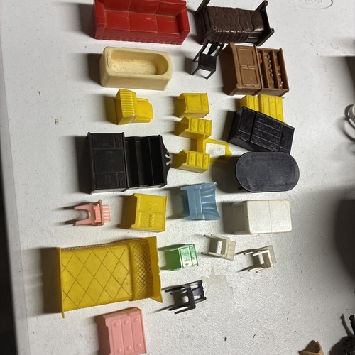 Pcs marx plastic dollhouse - 22,
