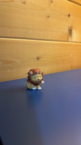 Vintage lion figurine made - lion, in