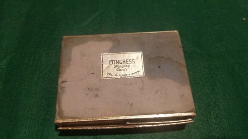 Vintage congress playing cards - congress,