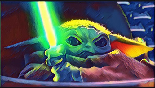 Pack saber baby yoda like - saber, yoda-like