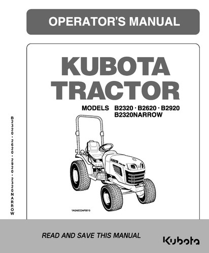 Kubota b2320 narrow - kubota, b2620