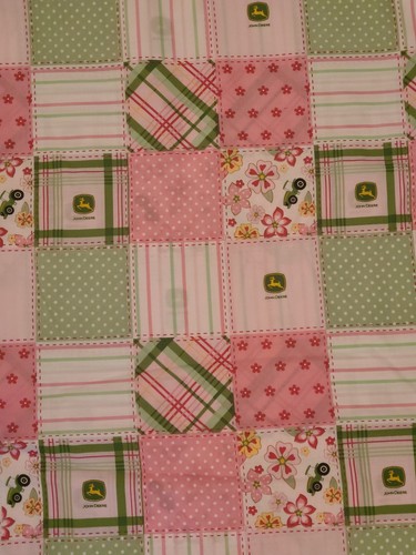 Pink john deere - deere, cotton