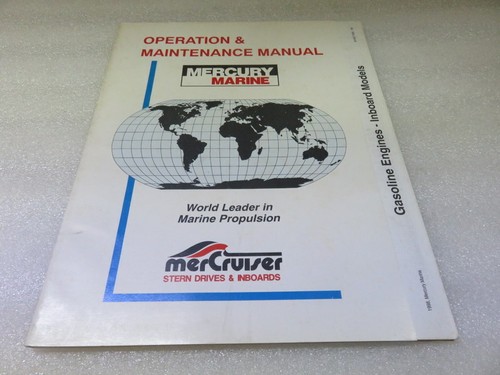 Mercruiser marine operation - operation, &