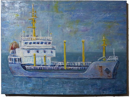 Original oil painting - painting, ocean