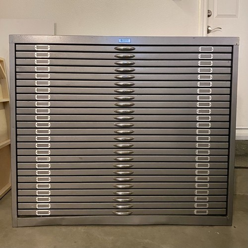 Vintage foster mfg metal flat - mfg.,