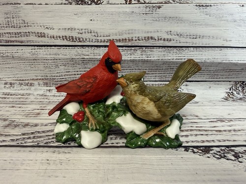 Homco figurine cardinals with - figurine,