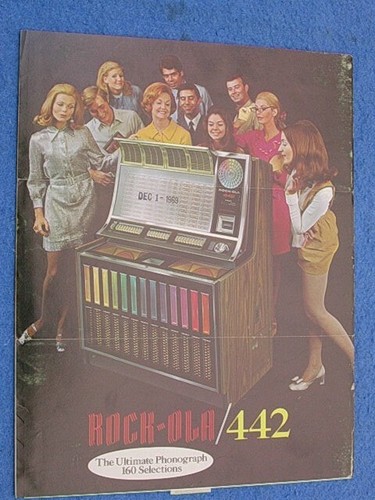 Rock ola 442 advertising - rock-ola,
