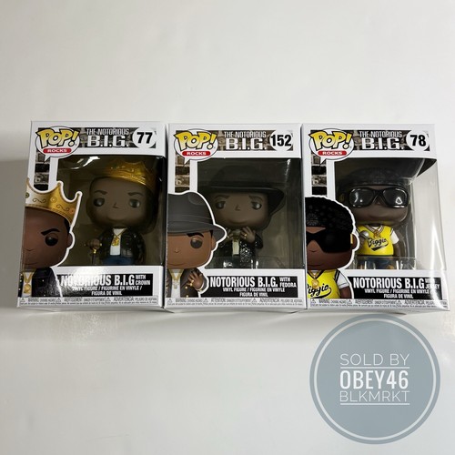 Funko pop notorious lot - funko, b.i.g.