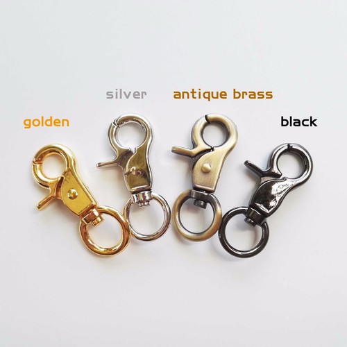 Swivel keyring leather bag - swivel,