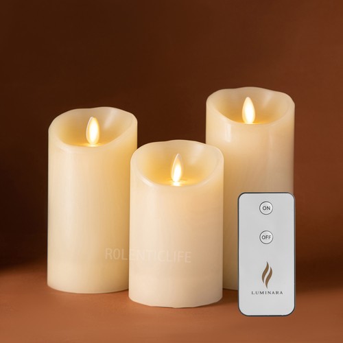 Luminara flameless led pillar - luminara,