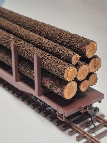 Scale realistic red fir log - realistic,