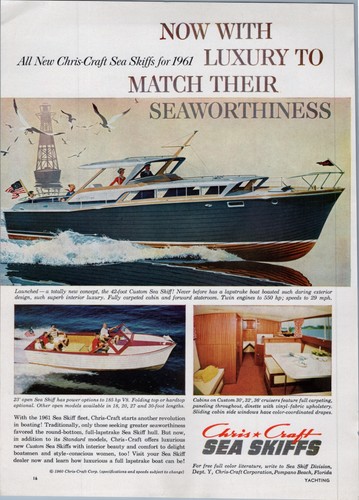 1961 chris craft sea - craft,