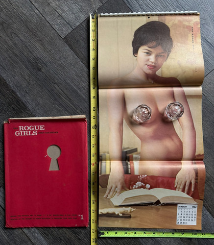 The rogue girls 1962 calendar - girls,