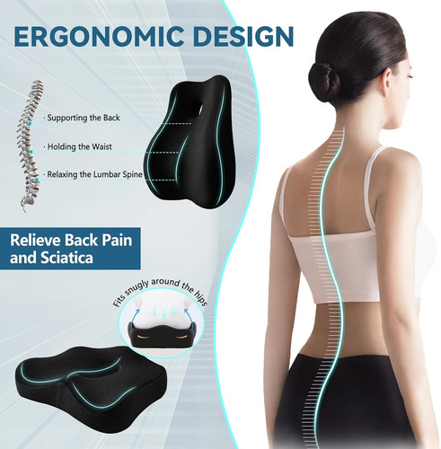 Seat cushion lumbar support - seat, &