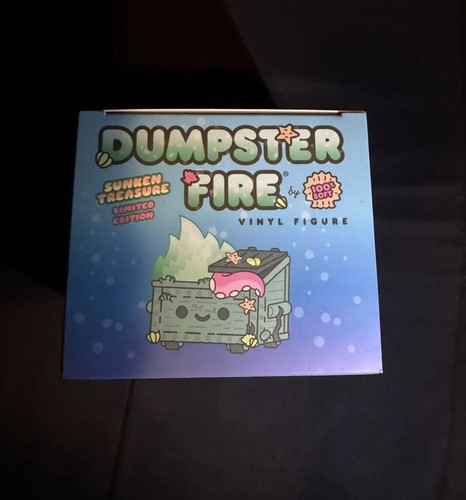 Dumpster fire sunken treasure - dumpster, fire.