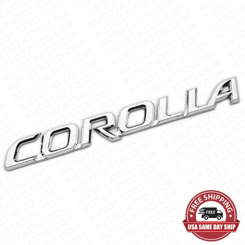Toyota corolla letter rear - corolla,