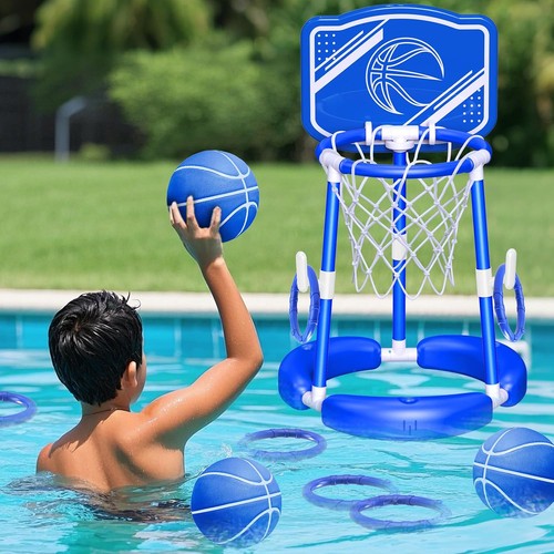 Pool basketball hoop with - pool,