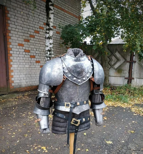 Medieval steel cuirass - steel,
