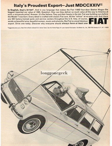 1965 fiat 1100d station - 1100d, wagon