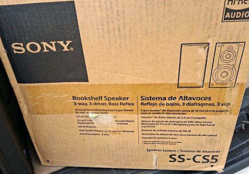 Sony cs5 way 3 driver - ss-cs5, 3-way