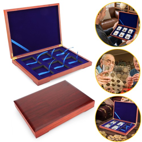 Solid wood coin slab - coin,