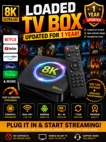 I96 king android box 8k - android,