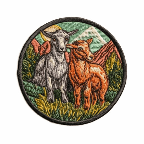 Baby goat patch - baby,