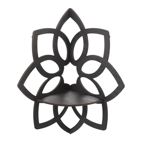Wooden flowers wall corner - flowers,
