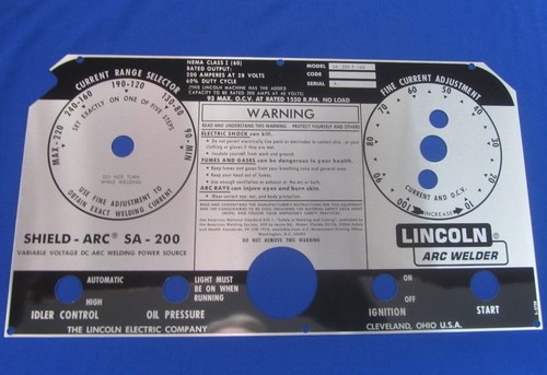 200 lincoln welder black - sa-200,