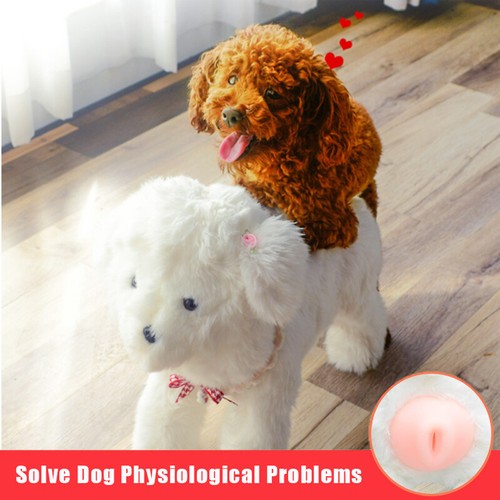 Realistic plush pet - plush, dog