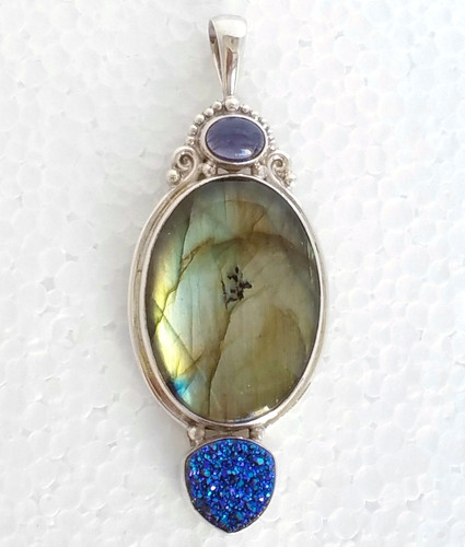 Sajen pendant sterling silver - sajen,