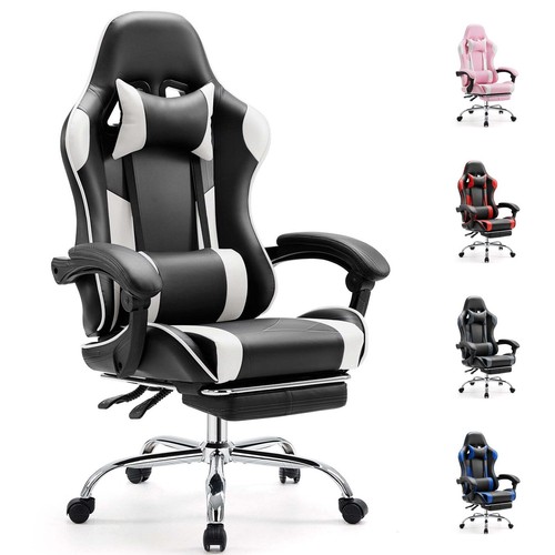 White homefla ergonomic gaming - ergonomic,