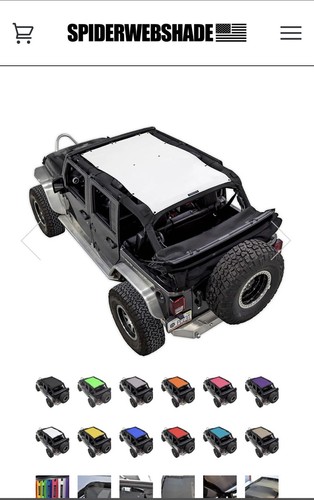 Jeep 4dr spiderwebshade - jeep,