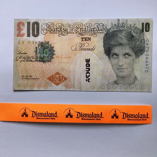 Banksy banknote princess - banksy,