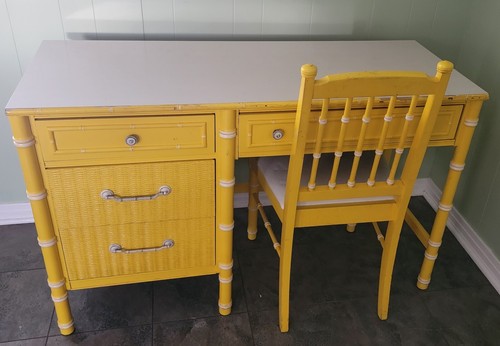 Vintage thomasville faux - ,