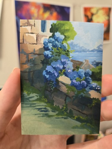 Aceo print 5x3 - print, 2.5x3.5