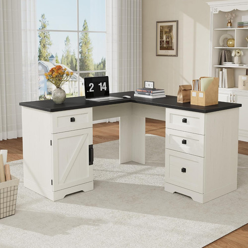 Shaped executive desk - 60",