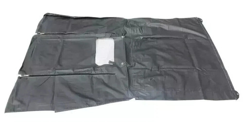 Half soft top roof black - roof,