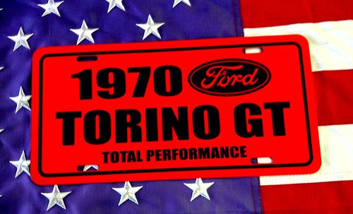 Orange 1970 ford torino gt - orange,