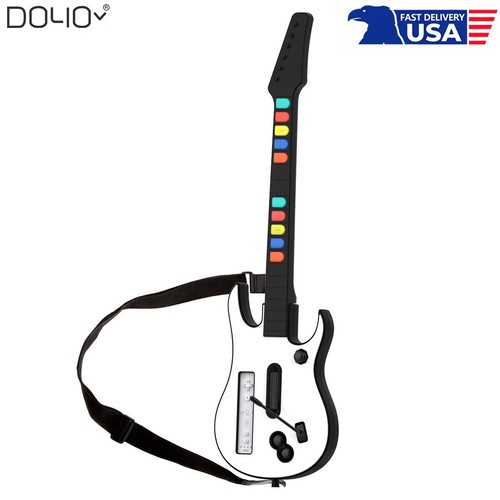 White gaming guitar - gaming,
