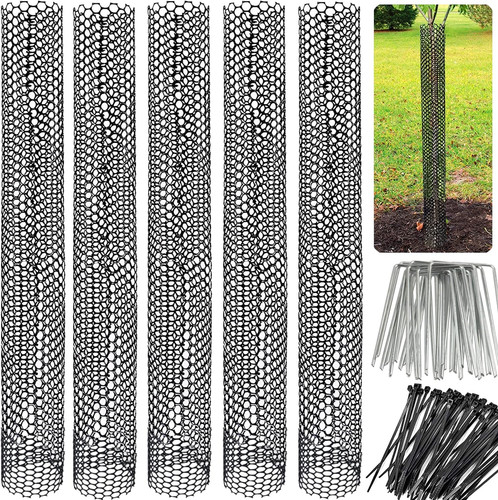 Mesh tree trunk protectors - tree, protectors,